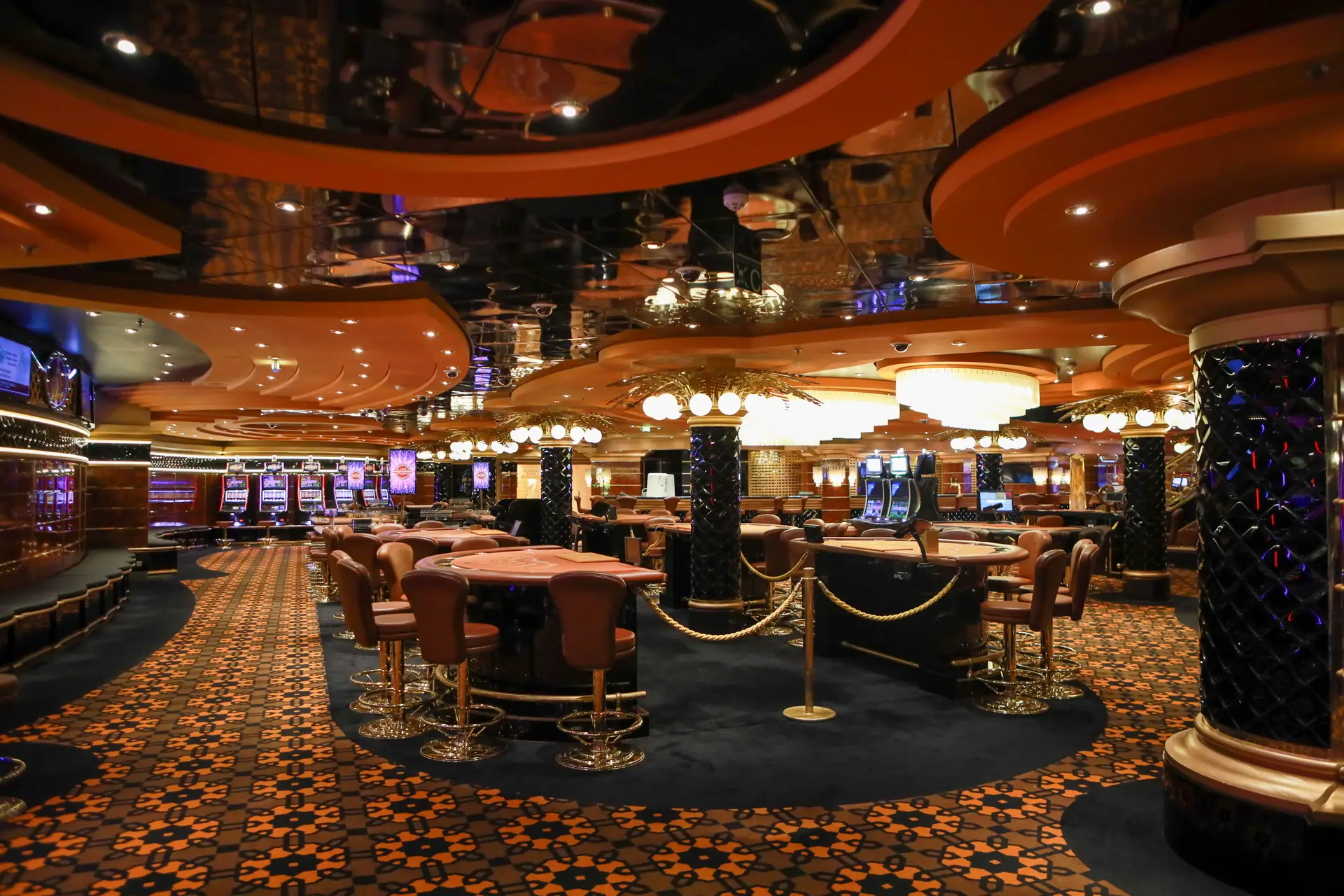 Lavish casino interior